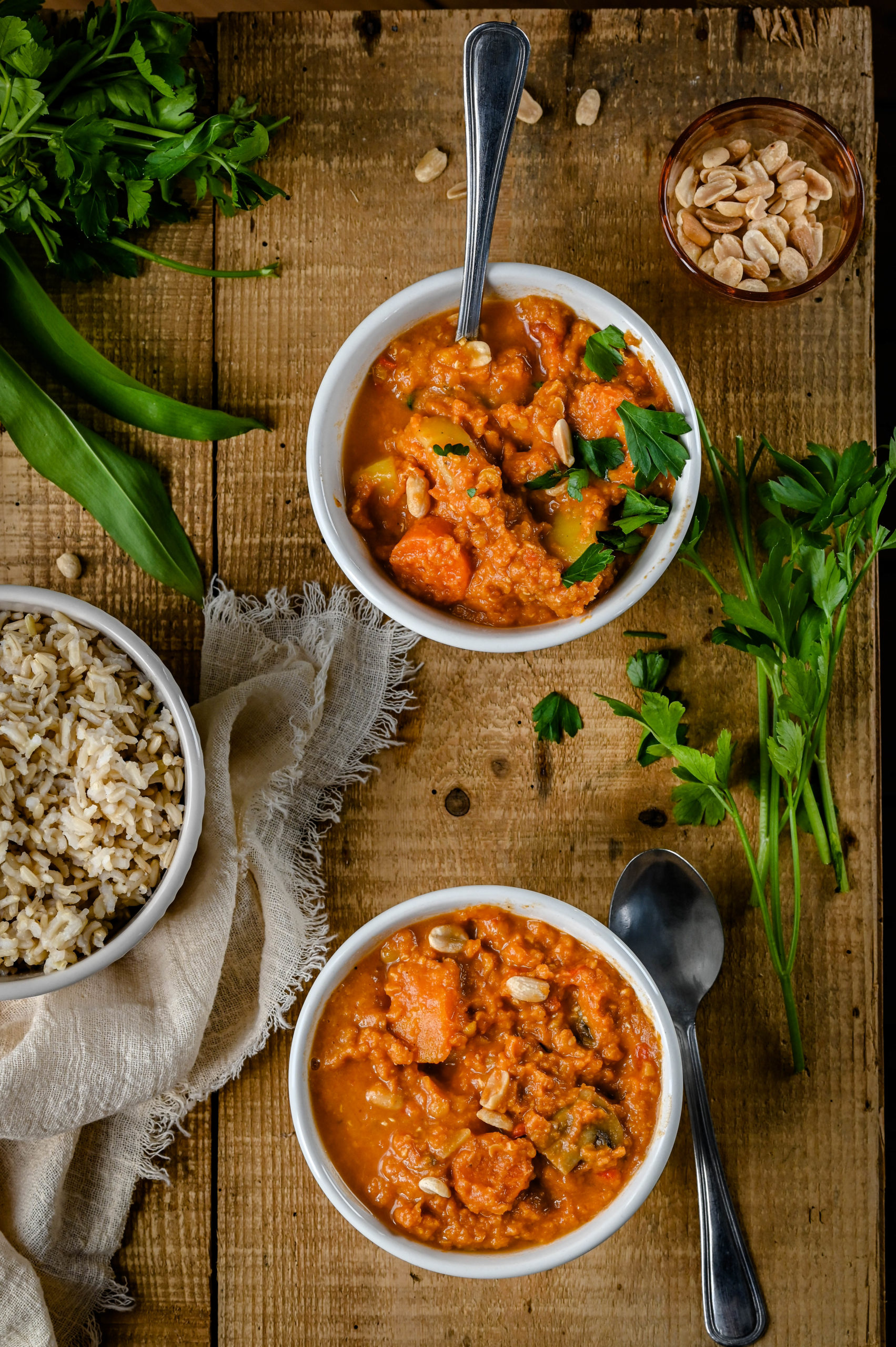 Curry aux cacahuètes